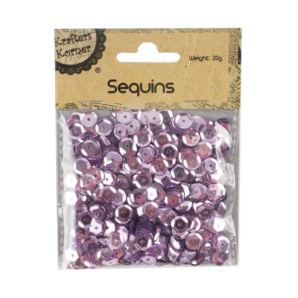 Sequin Round Laser 20gm Light Pink